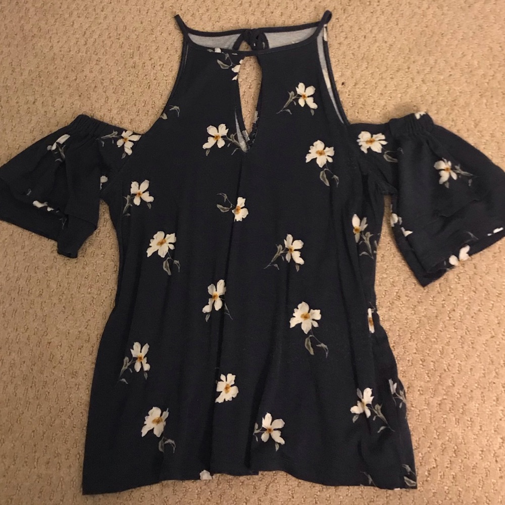 AEO floral tank top